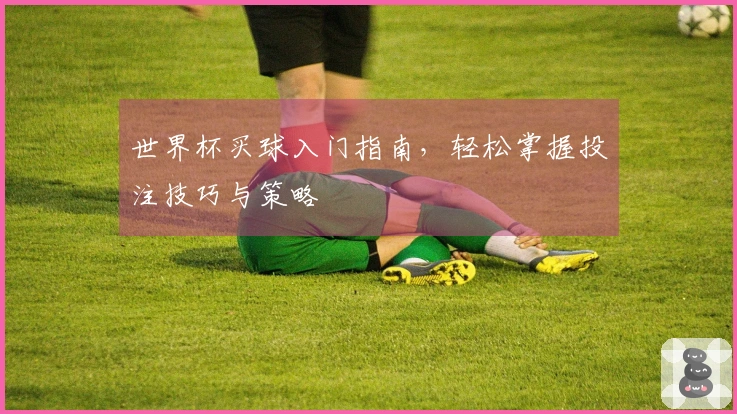 世界杯买球入门指南，轻松掌握投注技巧与策略
